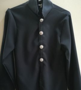 Kids Costumes to Hire - Black shirt with belt - child